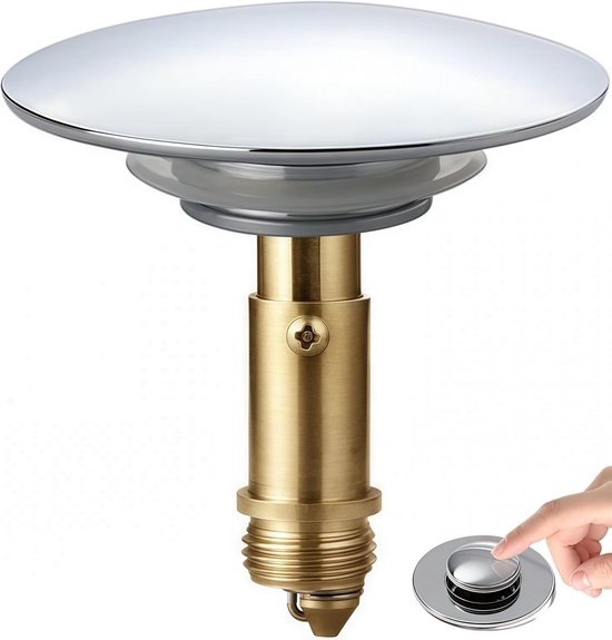 Verbeterde Badkamer Sink Plug Zeef Up Bad Afvoer U... – Grandado