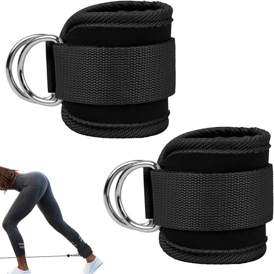 U Fit One® 2 Stuks Ankle Strap Fitness met Draagtas - Enkelband - Ankle