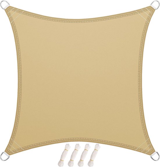 Parasol - 2m x 3m - Rectangulaire - Parasol pour terrasse - Toile d'ombrage extérieure - Protection solaire - Parasols d'extérieur imperméables - Convient pour terrasse, arrière-cour, pelouse, jardin - Kaki