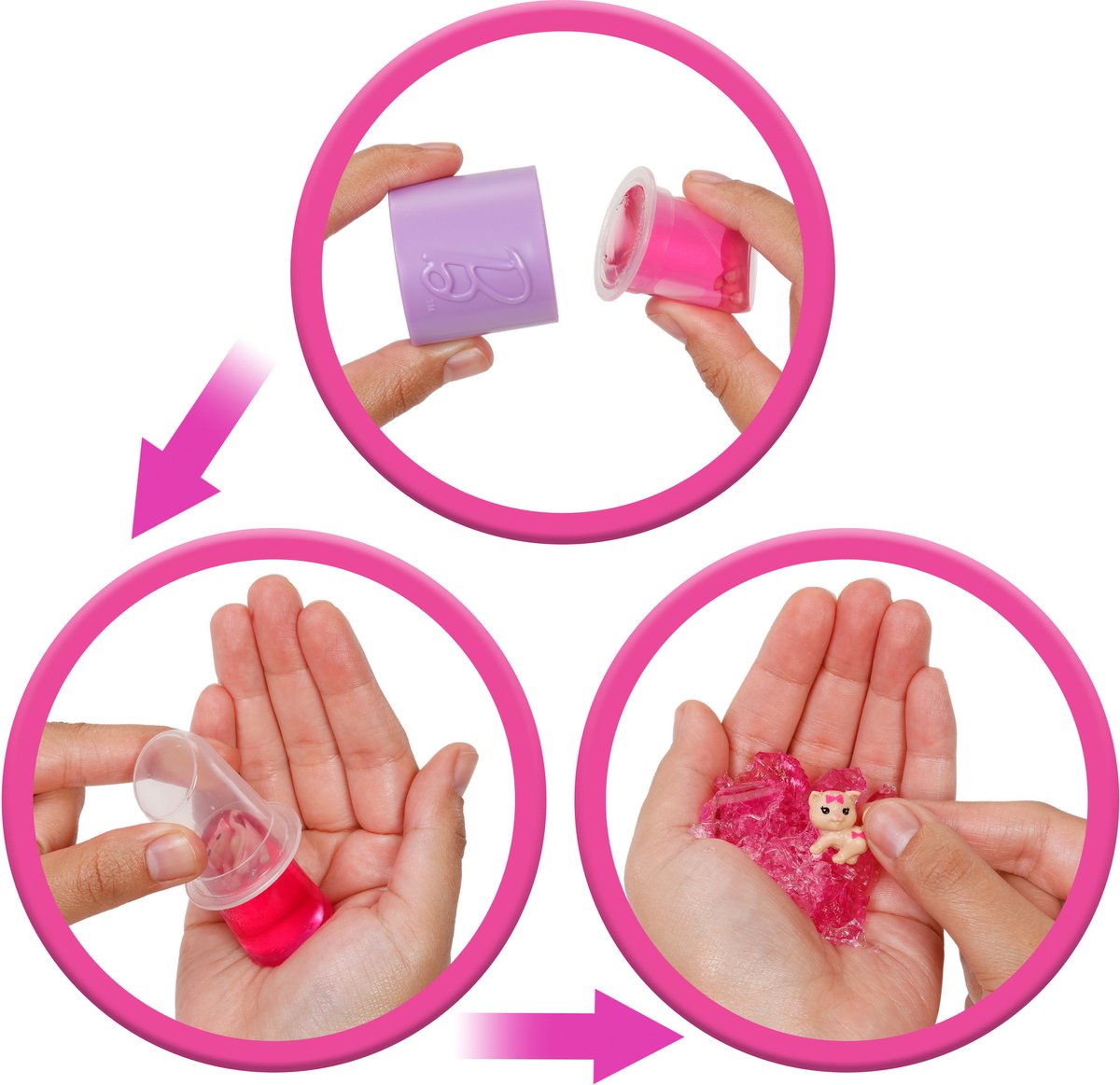 Barbie Uitpakparty Chic Feestje Serie - Pop met Roze Glitters — afbeelding 4