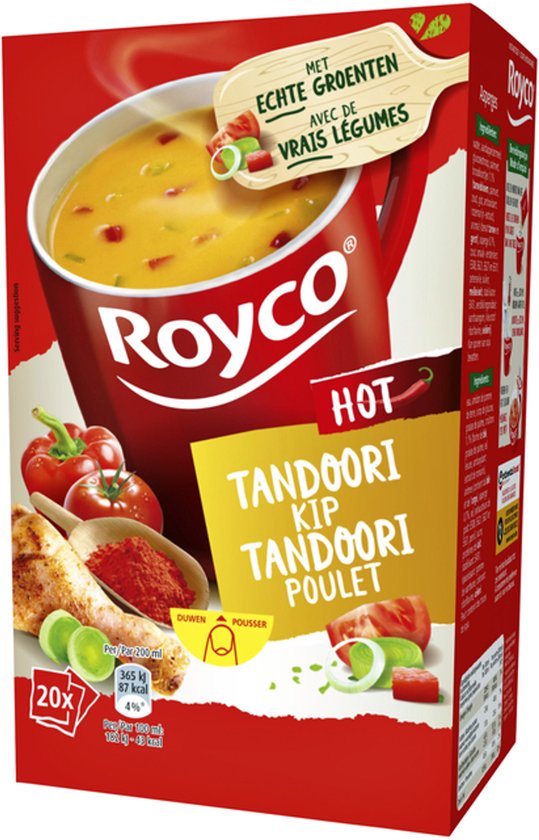 Minute soup Royco Tandoori kip 200ml/20