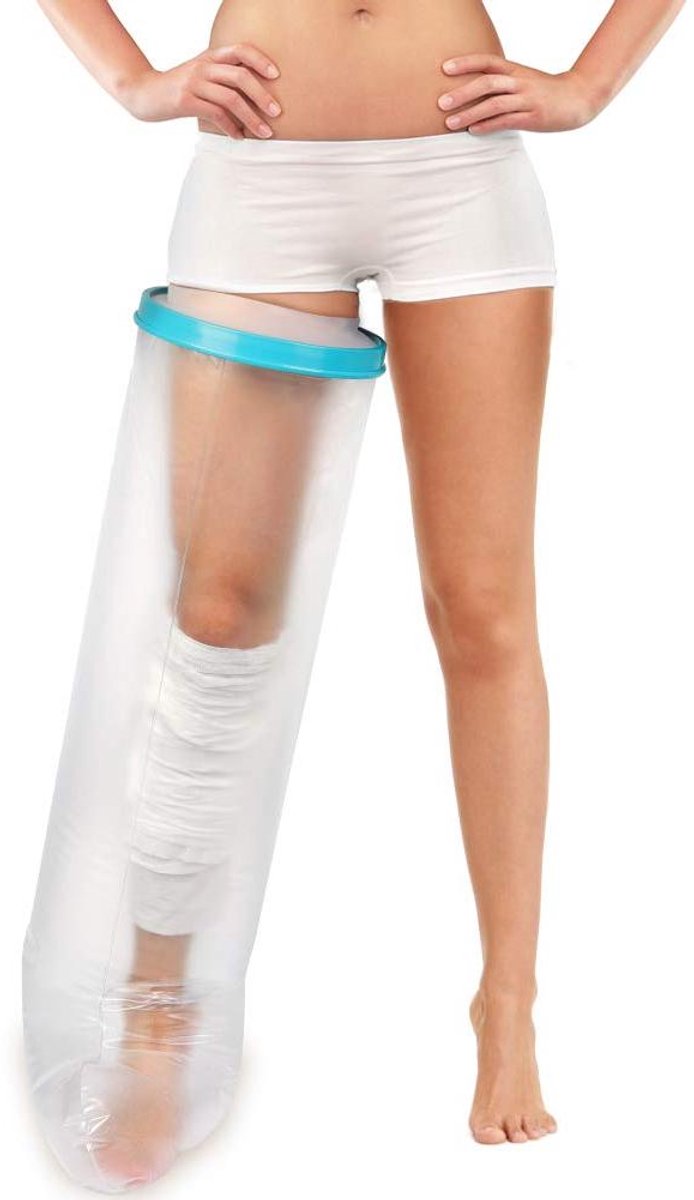Allecto Plus - Waterproof Gietbeenbeschermer voor Volwassenen Geschikt voor Douche of Bad - Herbruikbare Beenverband Deksel (104cm)