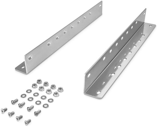JUNKER 1 paire de supports de montage KW1-100-H53-L446 longueur 446 mm pour montage sur base et plateforme des glissières de tiroir à extension totale KV1-100-H53