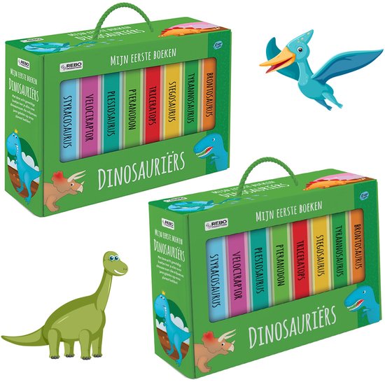 Uitdeelboekjes Dinosaurussen - 16 kartonnen dinoboekjes om u ... - cover