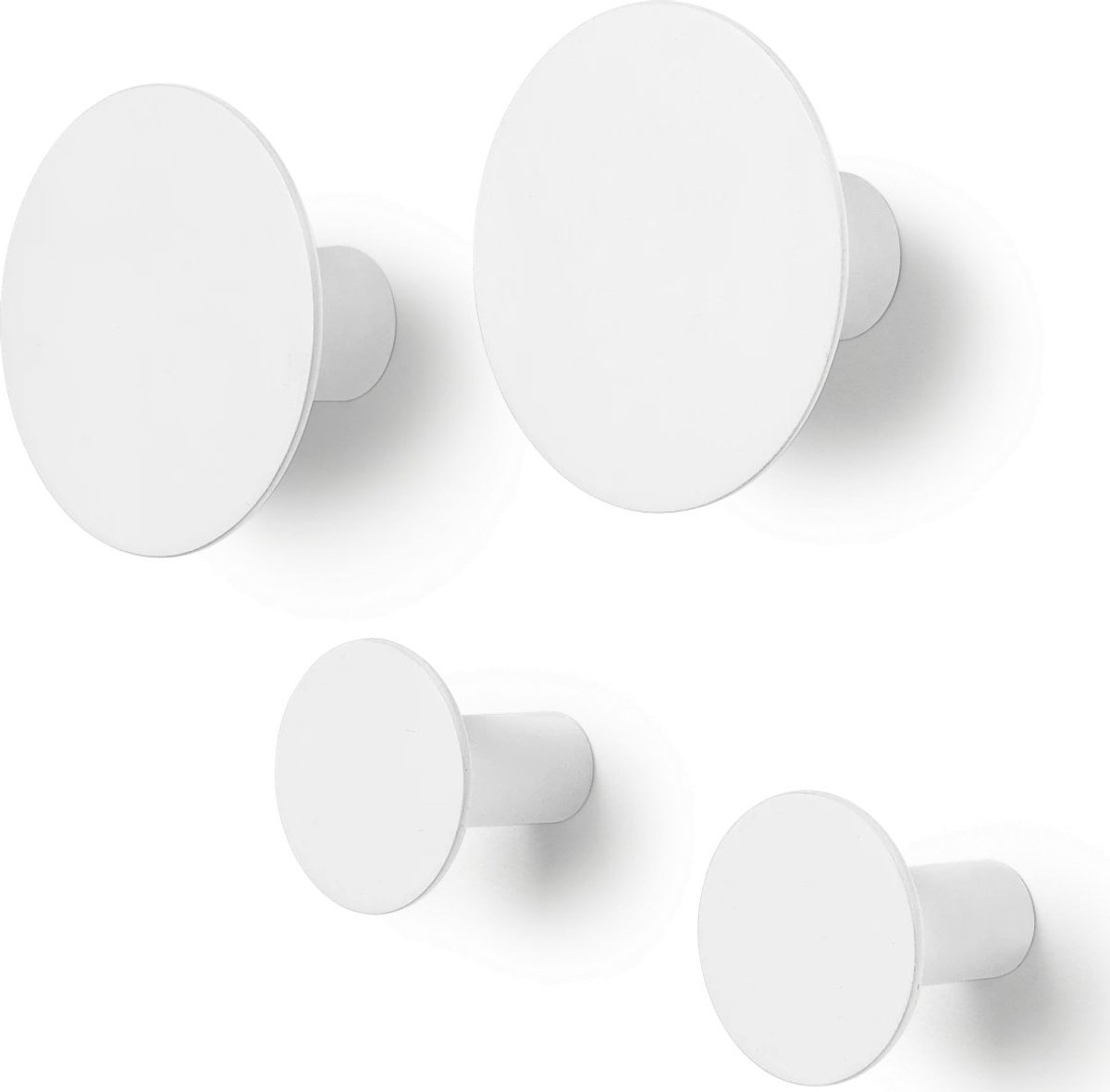 Blomus PONTO Wandhaken - Set van 4 - Lily White