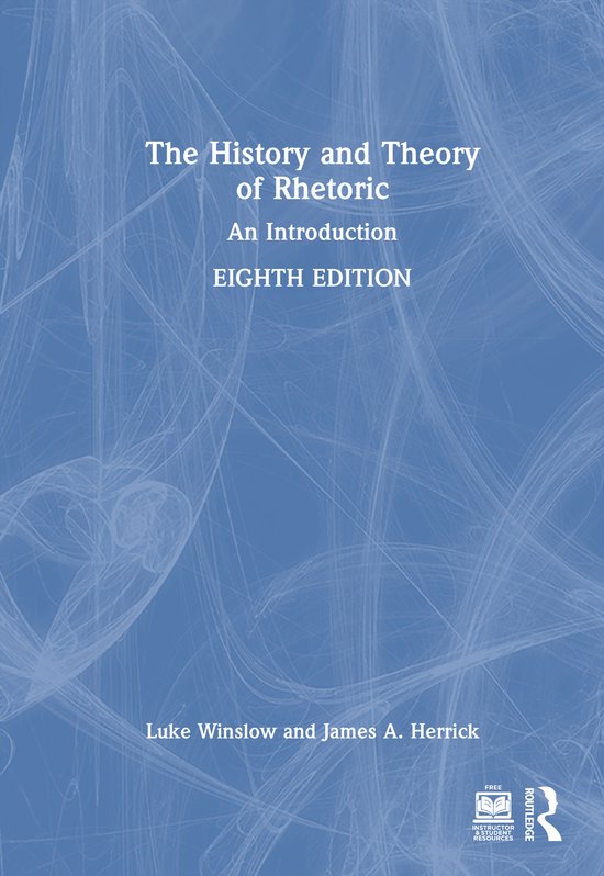The History and Theory of Rhetoric - cover