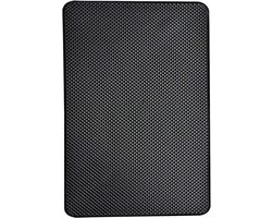 Auto Antislipmatten - 27 × 15cm - Antislip mat Auto Dashboard - Antislip mat Auto - Antislipmatten Auto Telefoon - Antislipmatten Dashboard - PU - Zwart - Universele - Voor telefoons, zonnebrillen en portemonnee