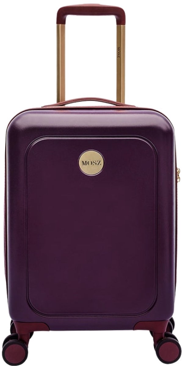 MŌSZ Handbagage koffer paars - 55 cm - 33 liter : Lauren kleine koffer/ cabin trolley