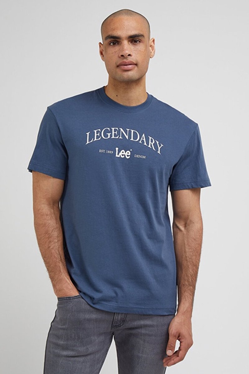 Lee Relaxed Pocket Tee T-shirt Met Korte Mouwen L Man Creme
