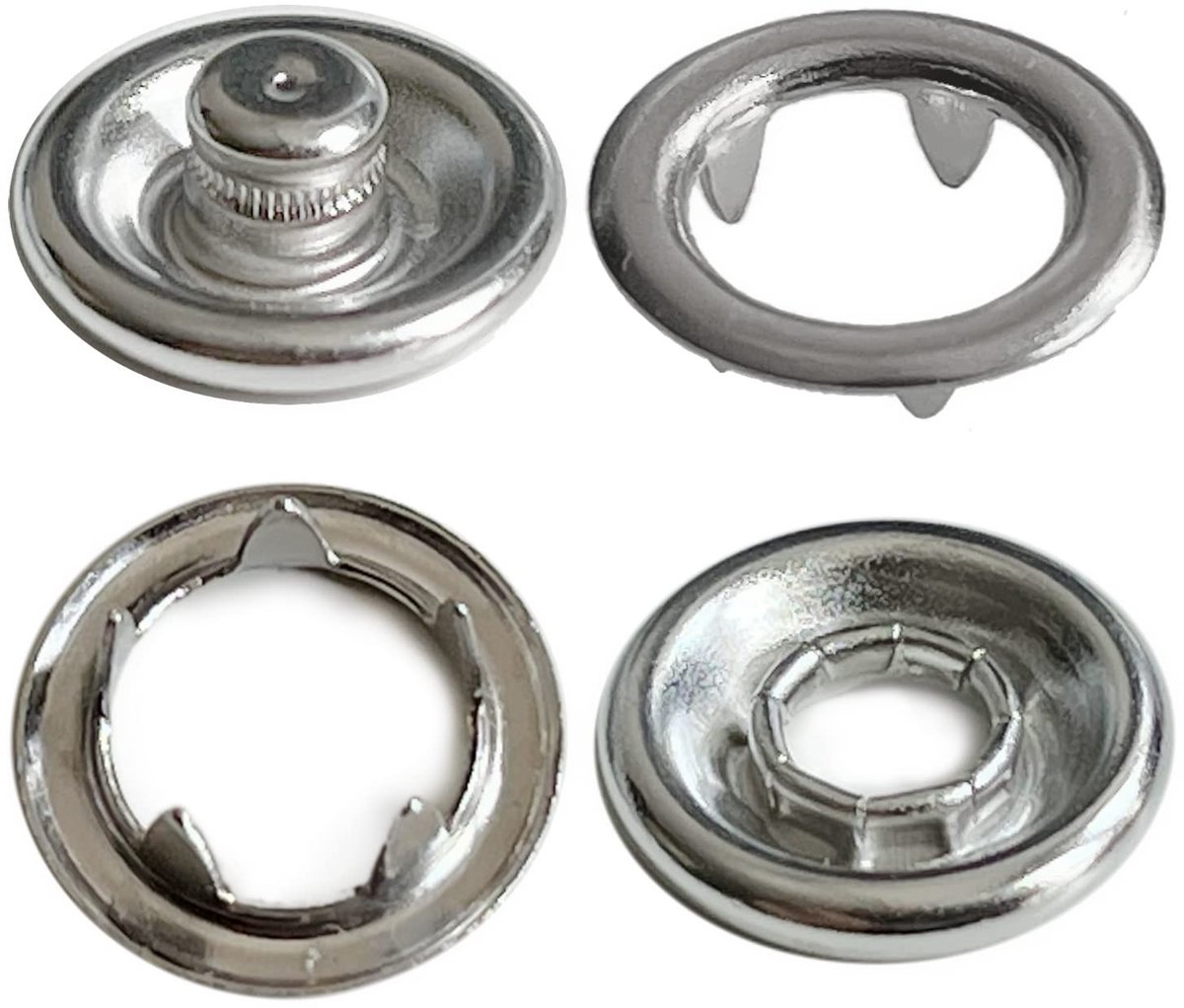 Lange drukknopen voor jersey, 11 mm, metalen naaiaccessoires, knopen, knopen voor het naaien van Jessey-drukknopen voor doe-het-zelf-knutselwerkjes, stoffen, kleding en tassen