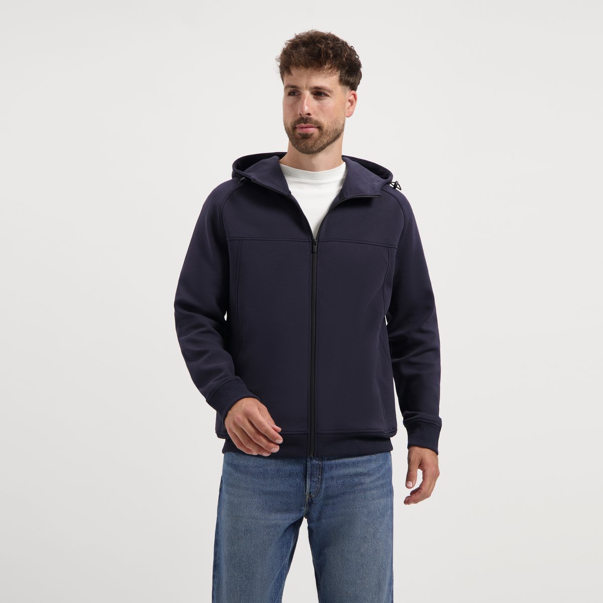 Travelin' Steffen Heren - Outdoorvest - Sweater - Navy