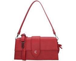 Charm London Castle Hill Crossbodytas - Schoudertas - Overslag - Schouderband - Rood
