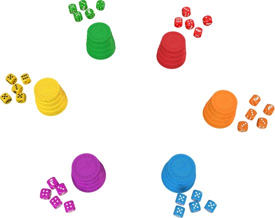 Zygomatic Board Game Studio Perudo - Dobbelsteen blufspel met bekers - 2-6 spelers