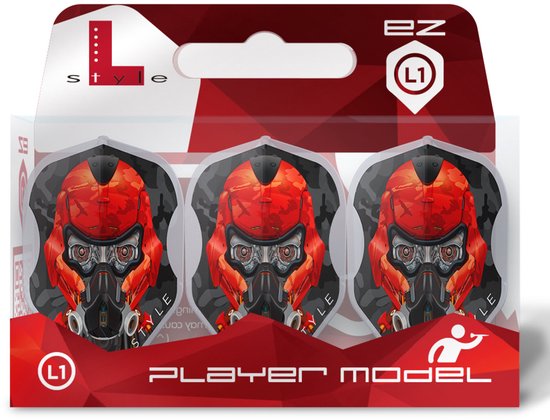 L-Style EZ L1 Berry van Peer V4 Type C - Dart Flights van L-Style — afbeelding 3
