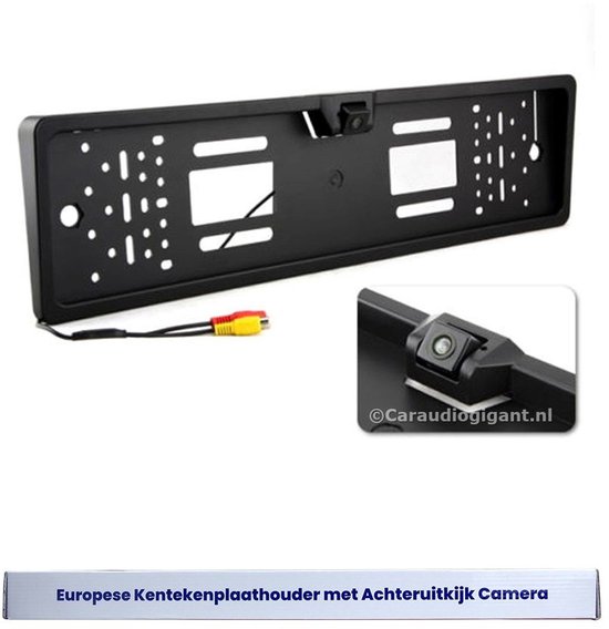 Cartronix RV-400 kentekenplaathouder met camera - Voor Auto - Camper - Vrachtwagen - Zwart - HD Camera van Merkloos — afbeelding 4