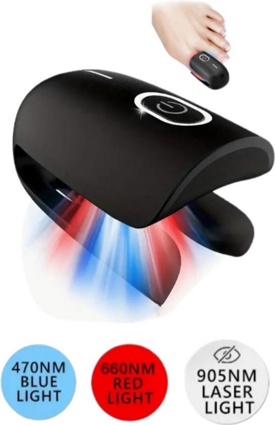 Appareil Laser IKeener Pour Mycose Des Ongles - Lumière Bleue 15 X 470 Nm, Sessions Réglables