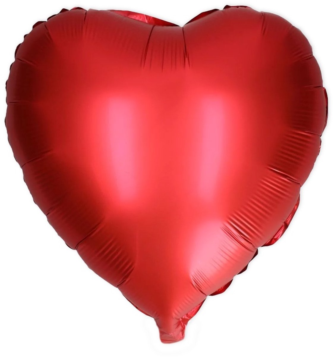 Folie ballonnen | kleur rood | hartvormig | ca. 35 cm |1 stuks
