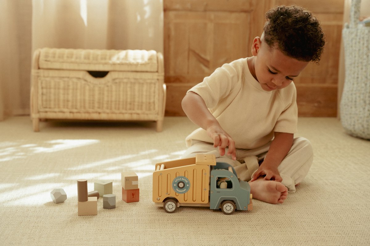 Little Dutch kiepwagen houten speelgoed FSC gecertificeerd. — afbeelding 5