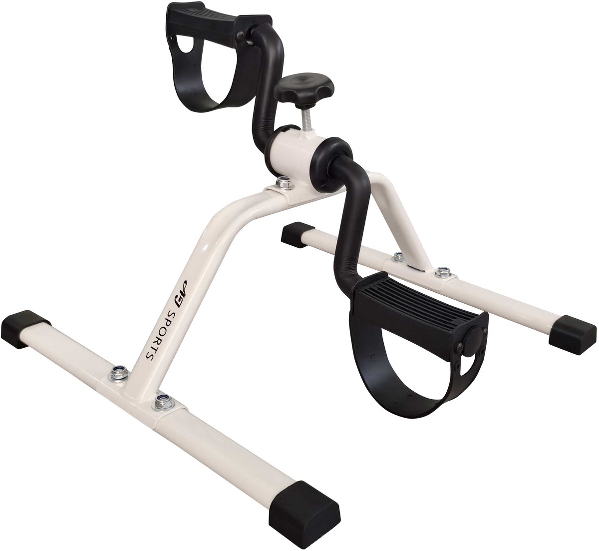 AJ-Sports Stoelfiets - Bureaufiets - Deskbike - Fietstrainer - Mobiliteitstrainer - Instelbare weerstand - Hometrainer - Fitness - Inclusief Antisliptouw voor betere grip!