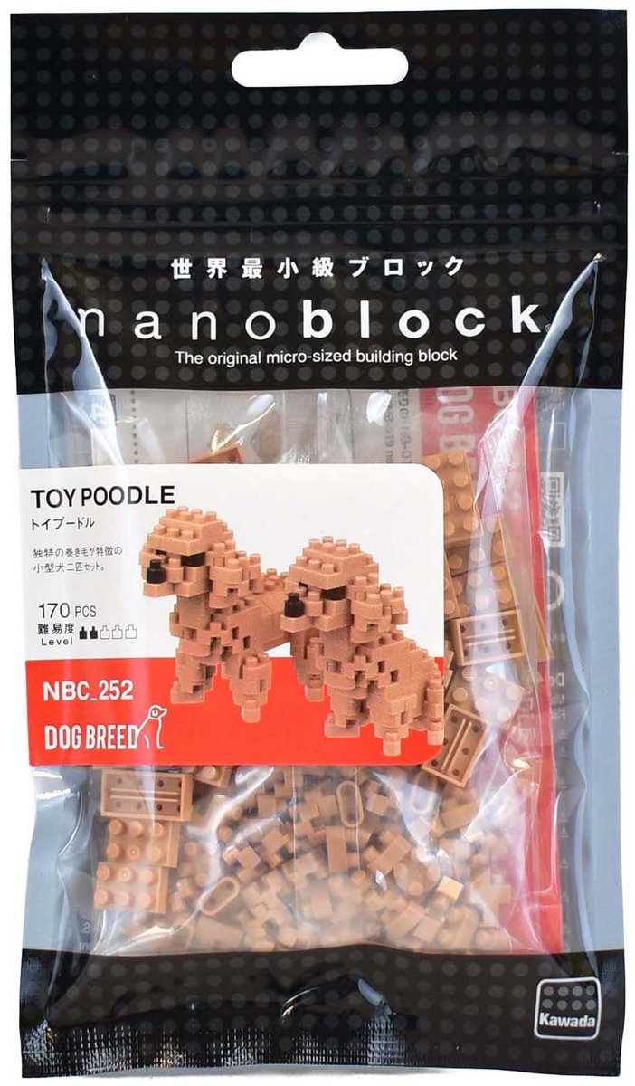 Nano Block Bouwset Poedel - 170st.