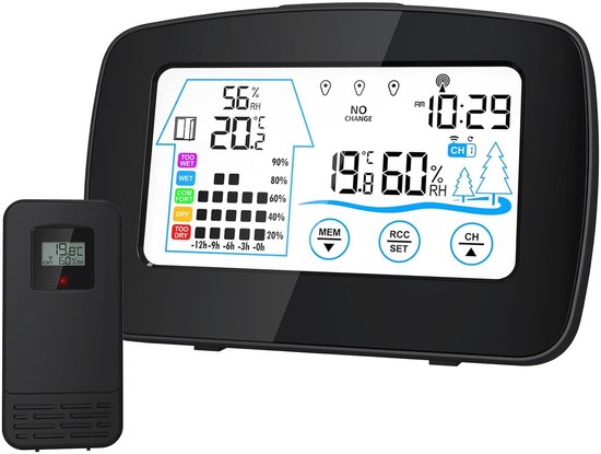 NATIONAL GEOGRAPHIC VA-kleurendisplayweerstation incl. 3 Sensoren | 9070710