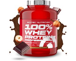 Scitec Nutrition Scitec Nutrition ® - 100% Whey Protein Professional (2350 gram - Chocolate/Hazelnut) - Chocolade/Hazelnoot - 78 eiwitshakes - Premium proteine poeder - eiwitpoeder met aminozuren