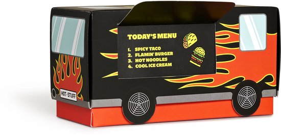 Happy Socks coffret cadeau 4P chaussettes nourriture et camion multi - 41-46