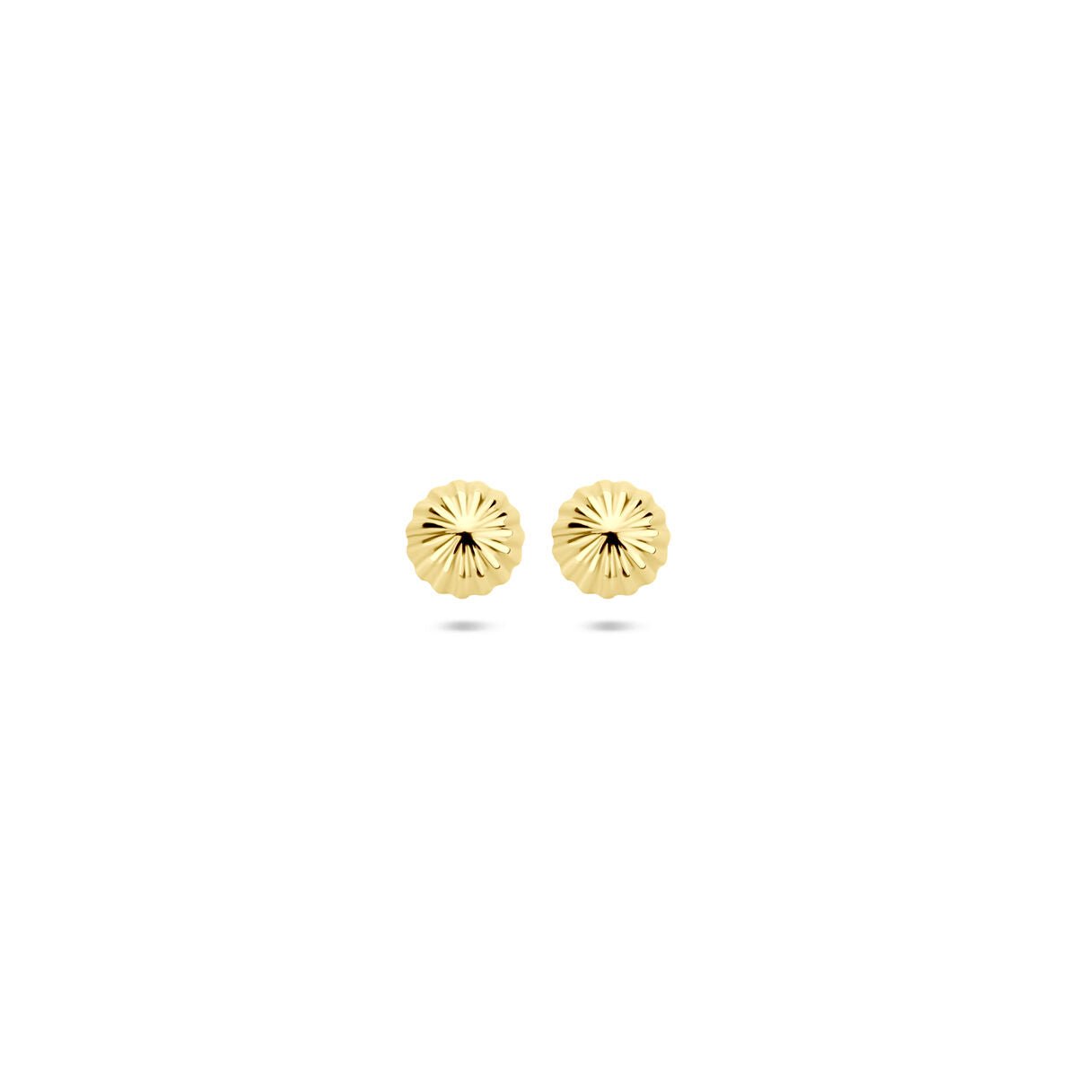 14K geelgouden oorknoppen 5 mm - 4034242