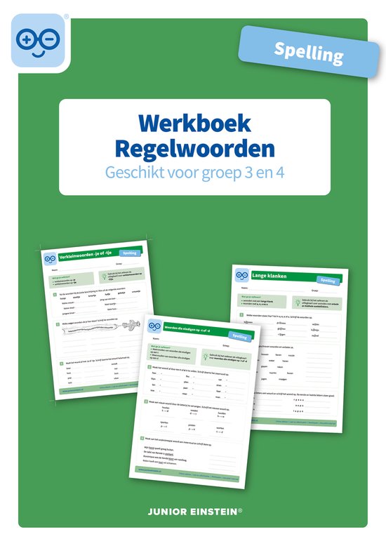 Spelling regelwoorden voor groep 3 en 4 Werkboek - cover
