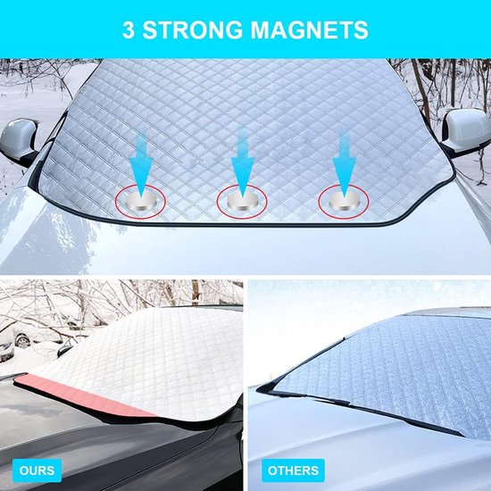 Auto voorruitafdekking ,Vorstbeschermer ,Magnetische sneeuwhoes voor de voorruit dikte