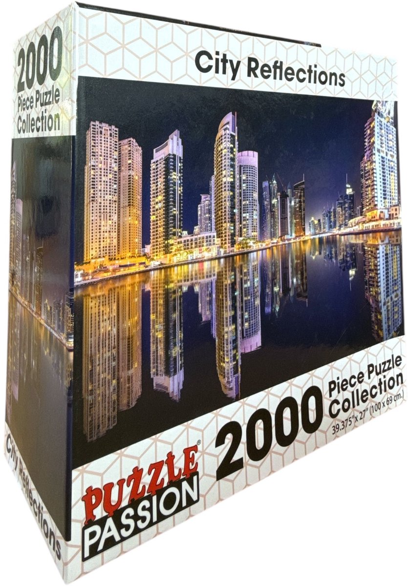 Puzzle Passion – City Reflections – Legpuzzel 2000 Stukjes – 100 x 69 cm
