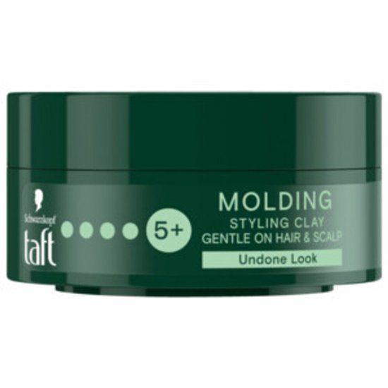 Taft Molding Clay - Haarstyling - Haarwax - Medium Hold - Voordeelverpakking - 6 x 75 ml