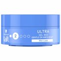 Blauwe pot Taft Ultra Gel Wax met hold level 2 en 'Wet-Look' label.