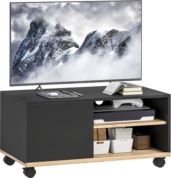 Tv meubel klein industrieel 110 cm mangohout