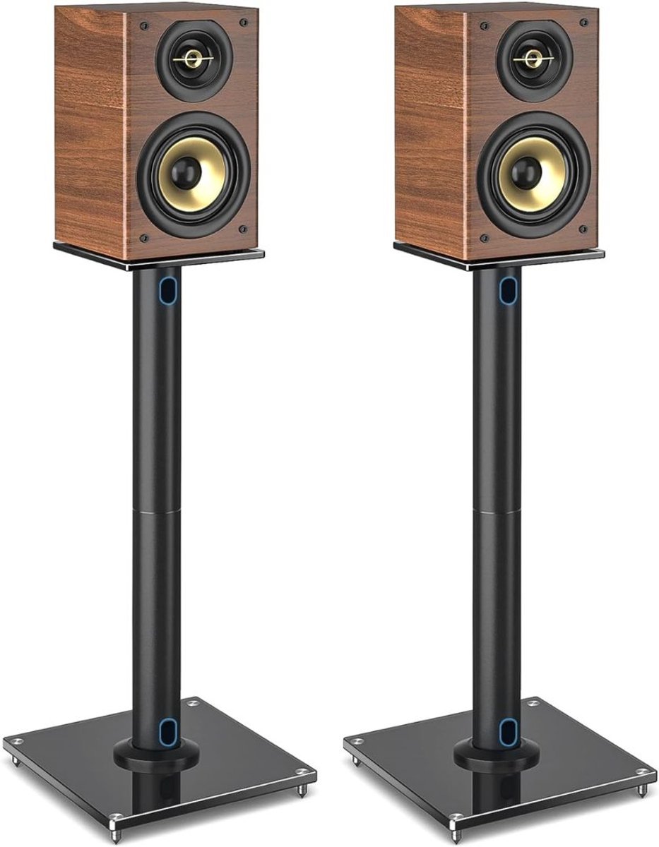 DailySupplies® Luidspreker Standaard - Speaker Vloerstandaard - Extra Stevig - Zwart