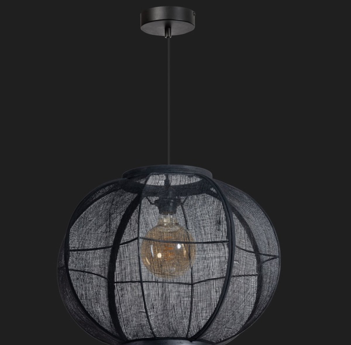 ETH Fabric Hanglamp black 48cm
