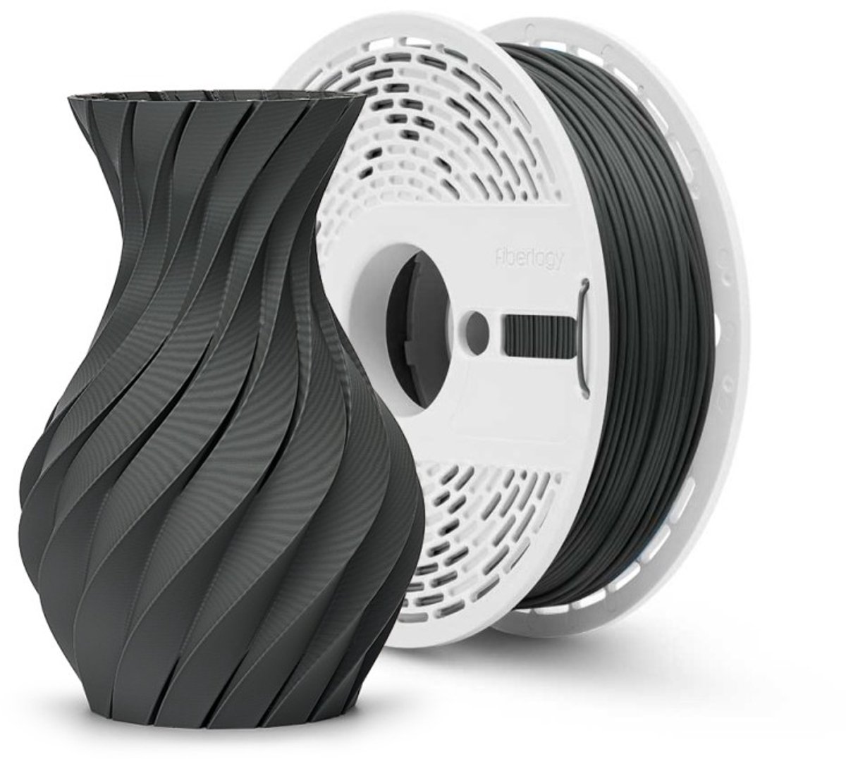 Fiberlogy Matte PLA Graphite