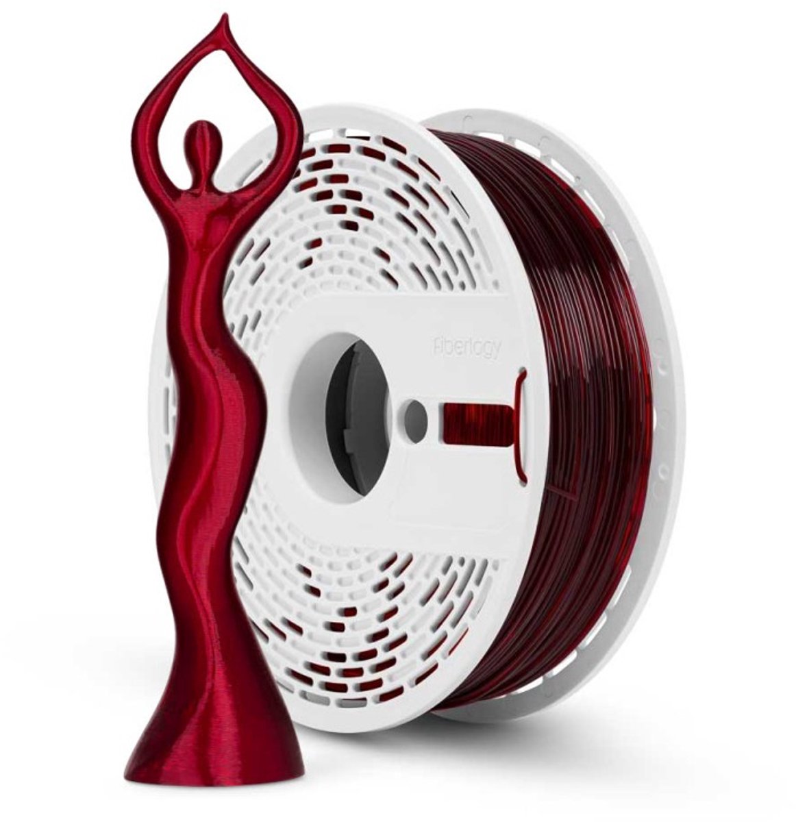 Fiberlogy HS PLA Clear Burgundy