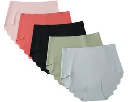 Emilie collection - ondergoed - slip - set van 5 - naadloos & onzichtbaar - large
