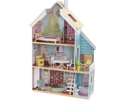 Kidkraft Zoey Poppenhuis - met Geluid en Licht - inclusief meubels en accessoires - 126 cm hoog