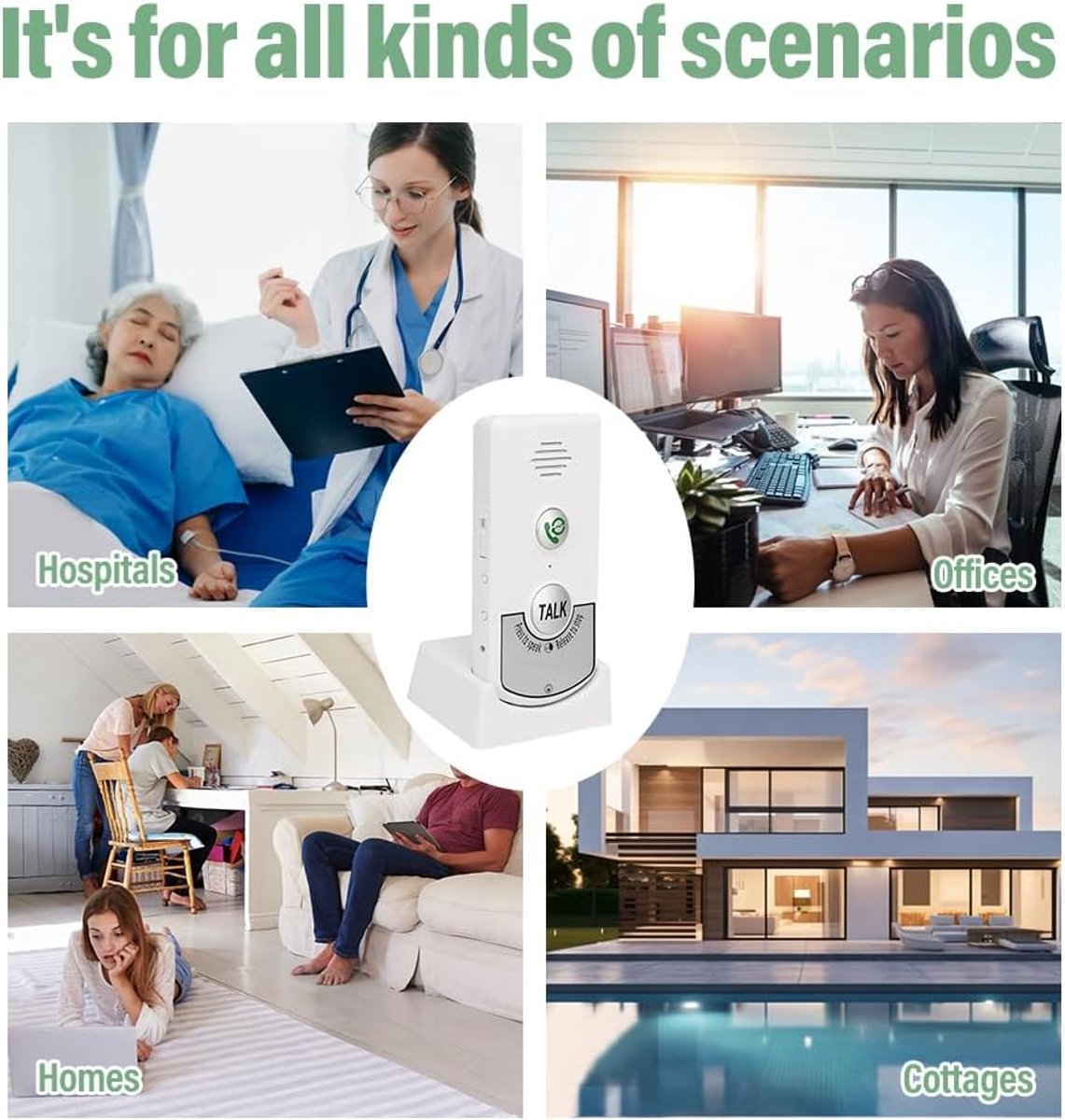 Draadloos intercom systeem DECT technologie