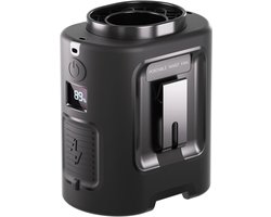 Draagbare heupventilator, 4 snelheden, sterke luchtstroom, riemventilator met een werktijd tot 22 uur, handsfree nekventilator, oplaadbare draagbare persoonlijke ventilator voor buiten, wandelen, op de werkplek, boerderijen