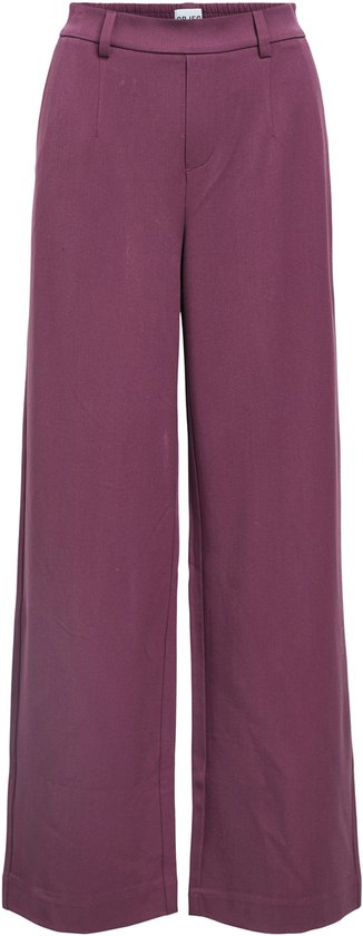 Object Objlisa Wide Pant Broeken Dames - Bordeaux - Maat 36