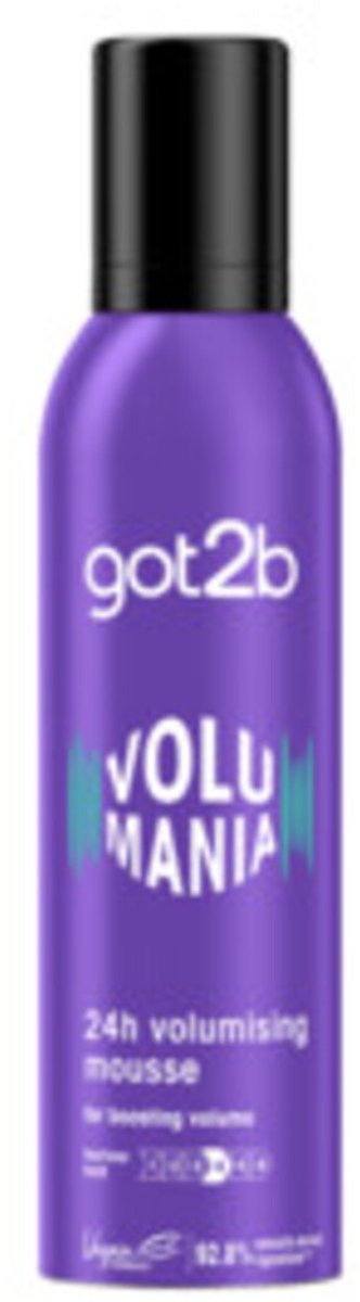 6x Got2b Volumania 24H Volumizing Mousse 250 ml