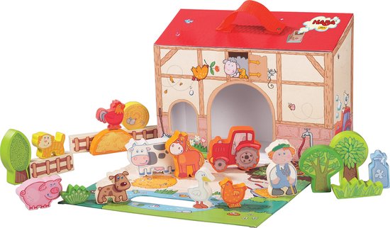 Speelgoed | Wooden Toys - !!! Mon Premier Univers De Jeu - La Ferme - Coffret De
