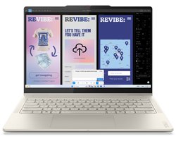 Lenovo Yoga 7 2-in-1 14ILL10 Copilot+ PC Intel Core Ultra 7 258V Hybride (2-in-1) 35,6 cm (14") Touchscreen 2.8K 32 GB LPDDR5x-SDRAM 1 TB SSD Wi-Fi 7 (802.11be) Windows 11 Home Engels Grijs