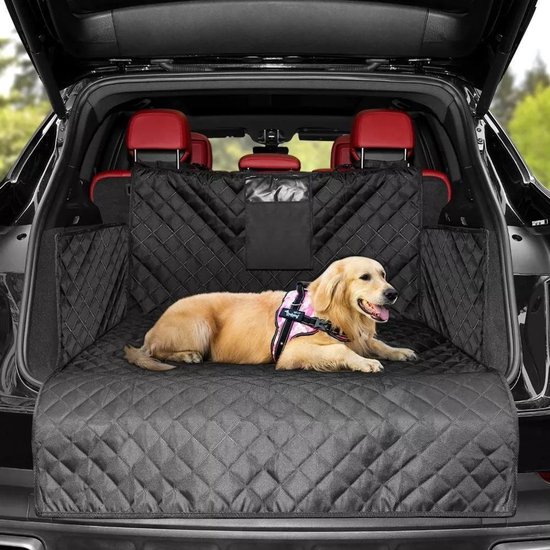 1 pièce - Coussin de protection pour coffre - Housse de protection pour chien - Couverture pour chien pour siège arrière de voiture - Coussin pour chien - Tapis pour chien - Noir