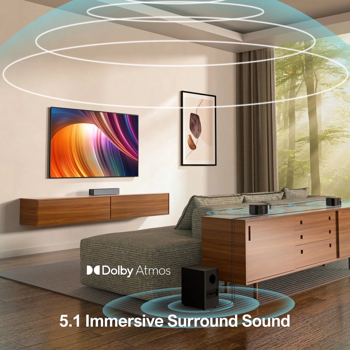 Soundbar - Surround Sound System - Home Cinema Speaker - Soundbar - €438,99