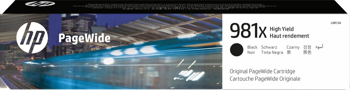 HP 981X - 194 ml - hoog rendement - zwart - origineel - PageWide - inktcartridge - voor PageWide Enterprise Color MFP 586; PageWide Managed Color E55650