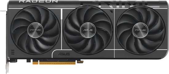 ASUS Prime AMD Radeon RX 9070 16GB GDDR6 PCIe 5.0 videokaart 4K gaming ray tracing VR 3 ventilatoren